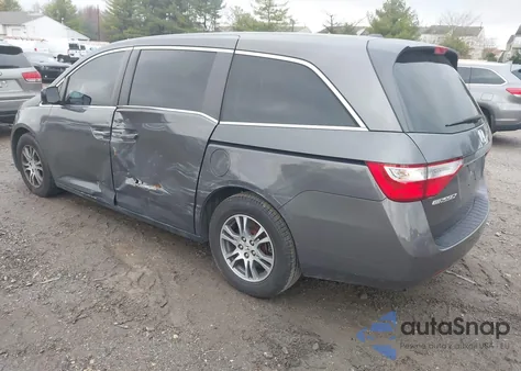 2013 Honda Odyssey Ex-L z USA, uszkodzony, nr VIN 5FNRL5H6XDB054594
